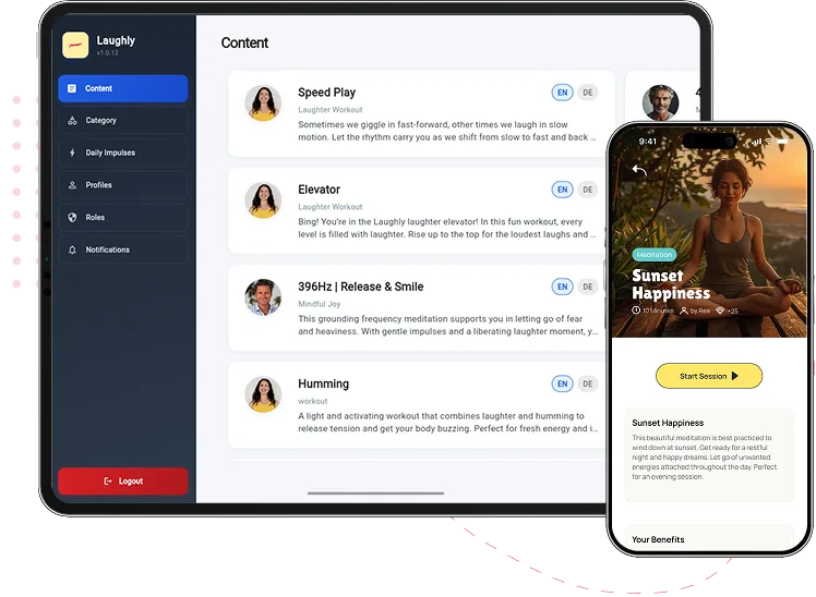 Laughly – Emotional Wellness & Mindful Laughter App